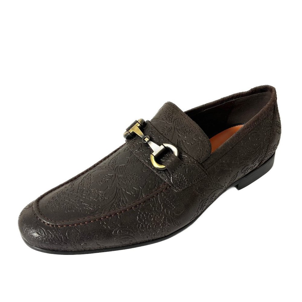 NIB TALLIA PATRITZIO BIT LEATHER LOAFERS